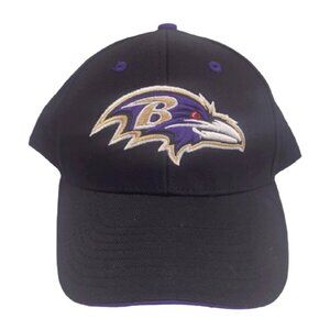 Baltimore Ravens Black Embroidered Logo Cap Hat NEW Fast Ship